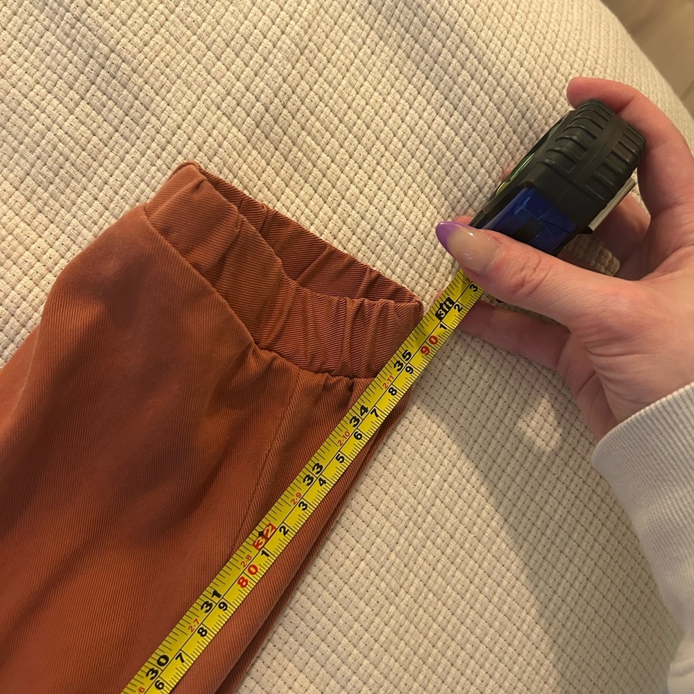 Banana Republic Rust Drawstring Pants - Picture 6 of 9